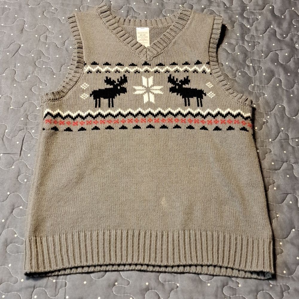 George gray sweater vest size 5T